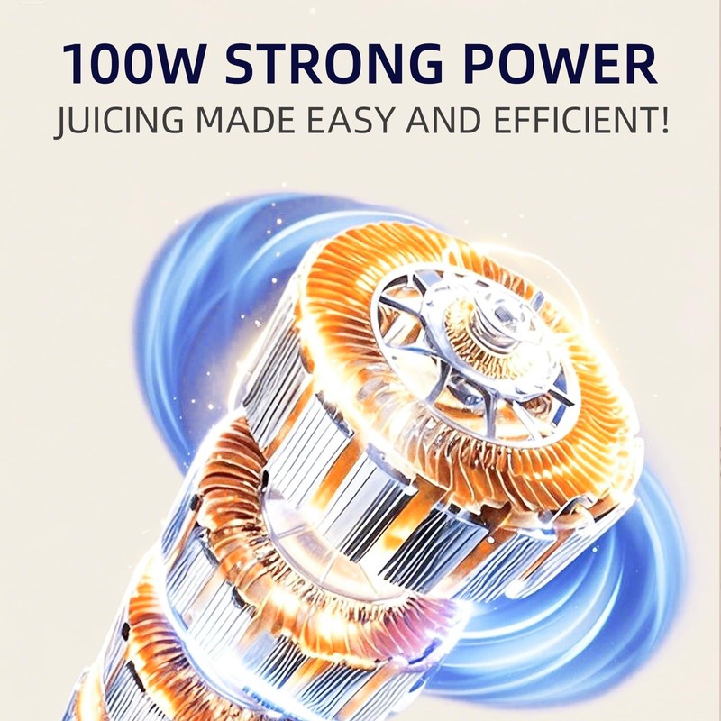 Electric Lemon Juicer, Hand-Free Citrus Juicer Machine with Cleaning Brush,
