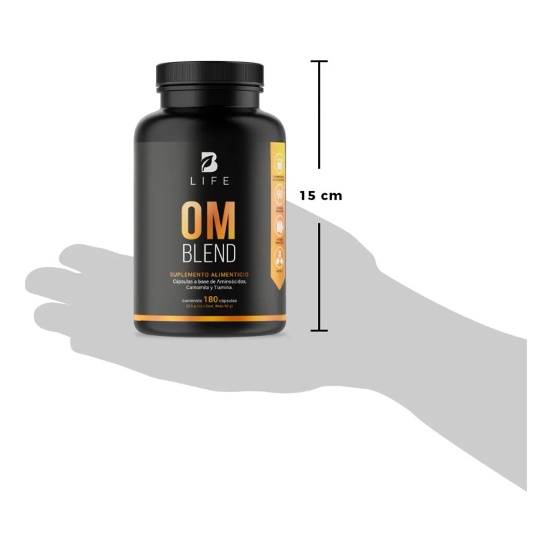 OM Blend B-Life | 180 Cápsulas | Equilibrio Emocional, Relajación