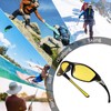 TOODOO 4 Pairs Men Polarized Sunglasses with UV Protection Driving