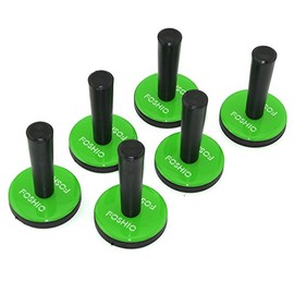 FOSHIO 6PCS Green Car Vinyl Wrap Gripper Magnet Holder Tints Tool Refrigerator Magnets