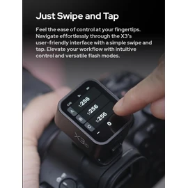 Godox X3C X3 C X3-C 𝗧𝗼𝘂𝗰𝗵𝘀𝗰𝗿𝗲𝗲𝗻 TTL Wireless Flash Trigger for Canon Camera, with TCM Conversion 2.4G 1/8000s HSS,Built-in 3.7V 850mAh Li-Ion Battery (X2T-C,XPro-C,XProII-C Upgrade Version)