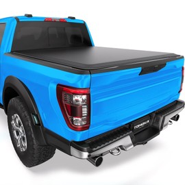 TOMOKA | 5.5' (67.1") | Soft Roll Up Truck Bed Tonneau Cover Compatible with 2015-2024 Ford F-150 5.5 FT (67.1") Bed Styleside/Fleetside | Waterproof | Vinyl