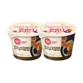 Korean Instant Kimchi and Flying Fish Roe Rice Bowl, 188g (6.63oz), Pack of 2