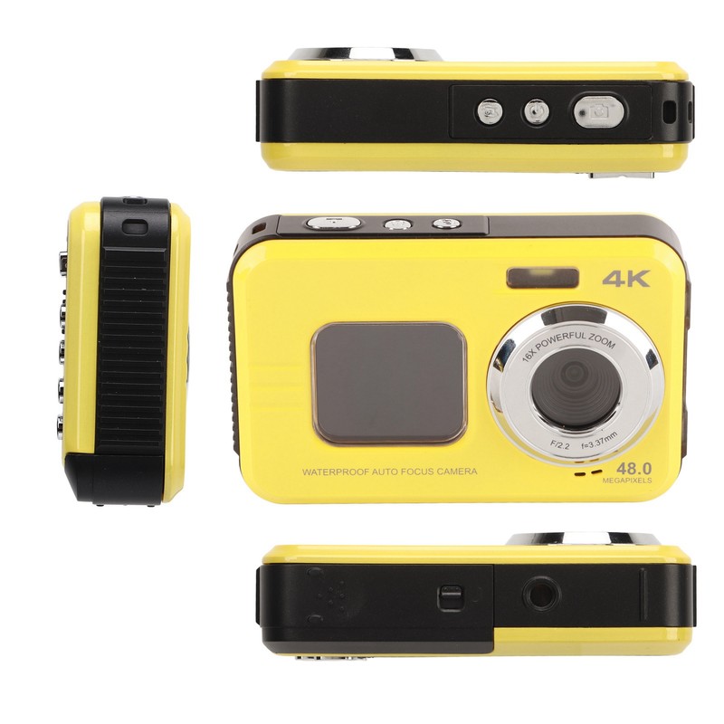 Underwater Camera 48MP 4K Video Output 16X Digital Zoom Anti