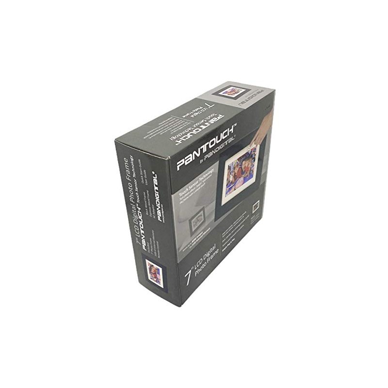 Pandigital 7lcd Digital Photo Frame Pantouch Edge Sensor Tech.
