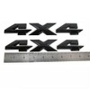 Yoaoo 2Pack Genune Black 4x4 Emblem Badge 3D Emblem Decals