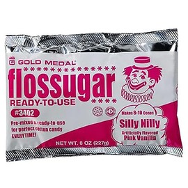 Perfectware -Pink Vanilla Floss Sugar, 8 oz(Pack of 1)(Packaging May vary)