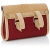 Basil Saddle Bag – Saddlebag, Unisex, Satteltasche Portland-Saddlebag, dunkelrot
