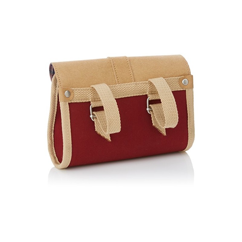 Basil Saddle Bag – Saddlebag, Unisex, Satteltasche Portland-Saddlebag, dunkelrot