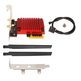 Wireless PCIe Card 3000Mbps Gigabit 2.4G 5G Dual Band Wireless Network Card 6dBi High Gain AC68 Antenna Wifi Card