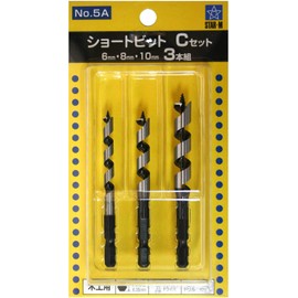 Star M 5-SC Short Bit C Set 0.23, 0.31, 0.4 inches (6, 8, 10 mm) Set