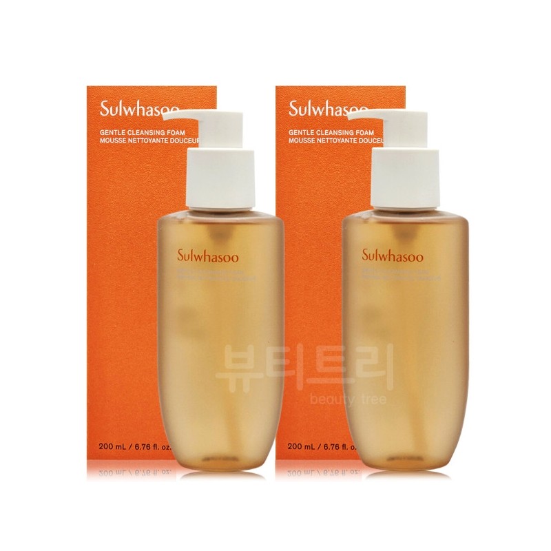 Sulwhasoo Gentle Cleansing Foam 200ml + 200ml / 설화수 순행
