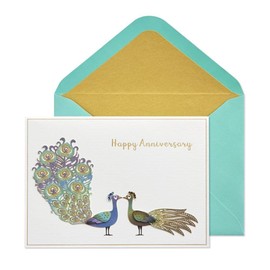 NIQUEA.D, Peacocks Anniversary Card