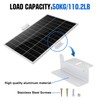 ECO-WORTHY 16 Units Solar Panel Mounting Brackets,Z Bracket Sets Lightweight