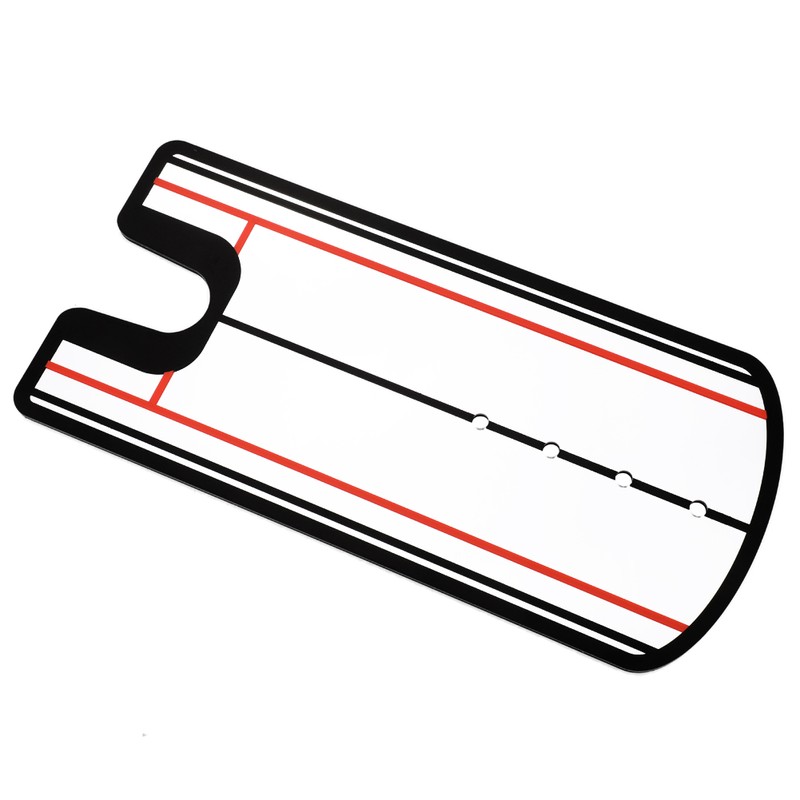 Golf Putting Training Aid Alignment Mirror Rail Practice Putting Corrector