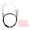 HDBUBALUS Motorcycle Throttle Cable Fit for Harley Sportster Iron XL