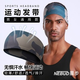 Sports Headband for Badminton, Yoga, Running - Sweat-Absorbent, Unisex Size/Black 15ea