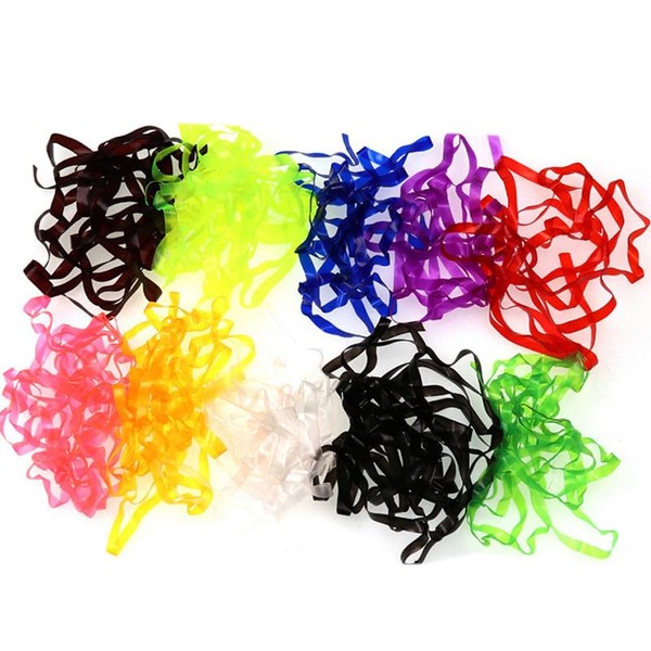KTGCOZS Pack of 10 2M*3mm Mix Color Scud Back Stretch