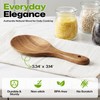 AIUHI Wooden Rice Paddle, Teak Wood Rice Spoon with Hanging