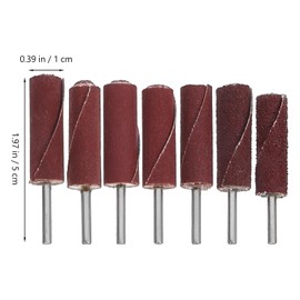iplusmile Sanding Drums Sanding Attachments Sanding Sleeves Sanding Rods Accessories Pack of 7