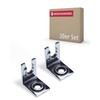 Gedotec Panel Mounting Plate Made of Galvanised Steel | Pack