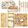 GwaOery Capybara Pencil Case Multi-Layer Stationery Set Multifunctional Pencil Pouch