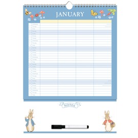 Peter Rabbit 2025 Family Organiser Wall Calendar