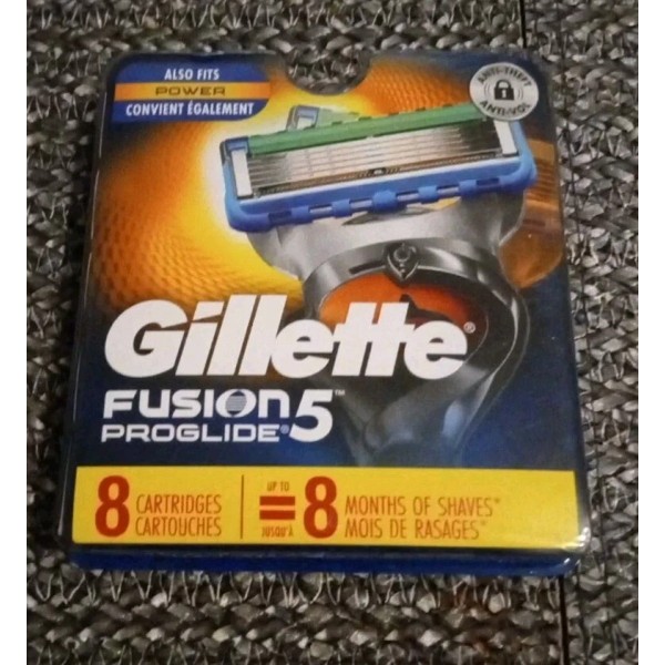 Gillette Proglide Power, Fits All Proglide & Fusion Razors, 8