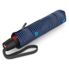 Knirps T200 Medium Duomatic Meditate Ecorepel Regenschirm Automatikschirm 953201, Farbe:Blue