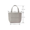 BONAVENTURA Easy Canvas Tote Bag, Mini Size, Eco Bag, Black