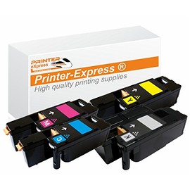 PRINTER eXpress XL Toner 4er Set kompatibel mit Dell 7C6F7, 593-11130, 5R6J0, 593-11129, XY7N4, 593-11131, 4J0X7, 593-11128 C1660 C1660W C-1660 C-1660W Drucker