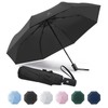 Mustarpicking Windproof Compact Travel Umbrella Auto Open/Close - Premium Fiberglass