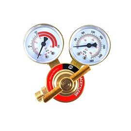 SÜA - Acetylene Regulator Welding Gas Gauges - CGA-200 - Rear Connector - LDB series - Check all the pictures and read the full description of this product to make sure it fits your tanks and hoses.