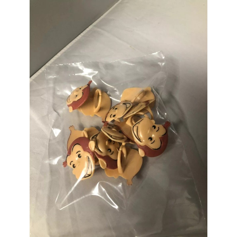 Bakery Crafts Curious George cupcake rings, 12 ct / NEW