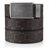 SlideBelts Men's Classic Belt - Custom Fit (Distressed Checkered Leather
