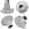 Shower Chair Replacement Feet 4 Pack 1-1/8" I.D Firm and
