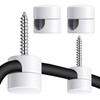 4pcs Swag Hooks for Ceiling Lights, White Pendant Light Hanging