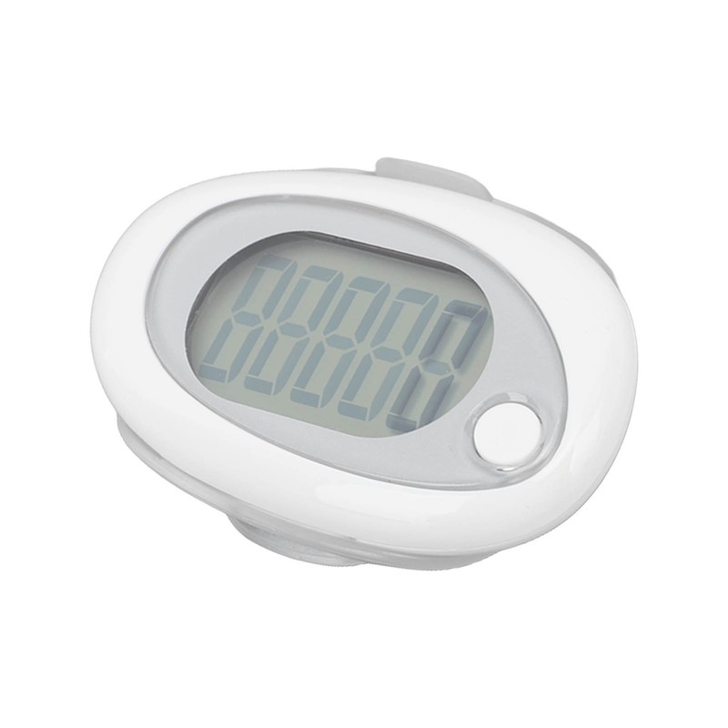 3D Pedometer Simple Step Counter with Clip Lanyard Accurate Quiet