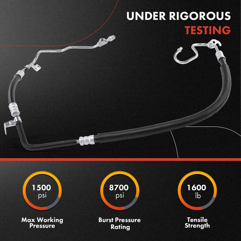 A-Premium Power Steering Pressure Hose Line Assembly Compatible with Ford