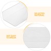Lurrose Set of 20 Clear Plastic L Shaped Shelf Dividers