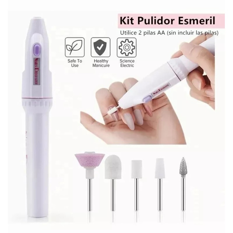 QDS BEAUTY Kit Uñas Lámpara Uv Led Drill Taladro Y