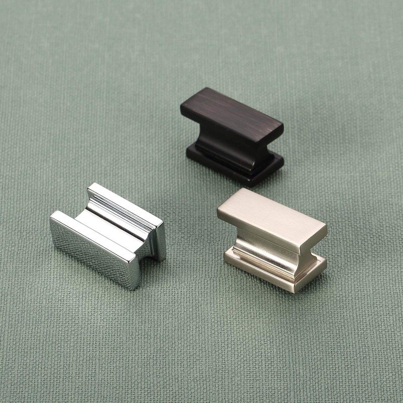 Alzassbg 10 Pack Brushed Satin Nickel Cabinet Knobs, 1.46 Inch(37mm)