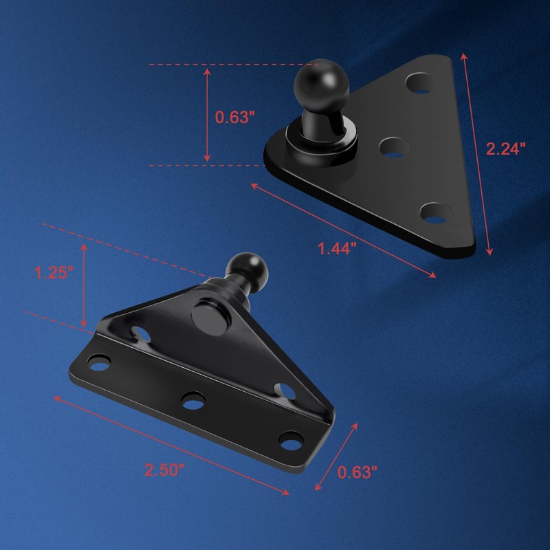 10in 20lb/89N Gas Strut with Mounting Bracket SPD-GSNI-5000-20