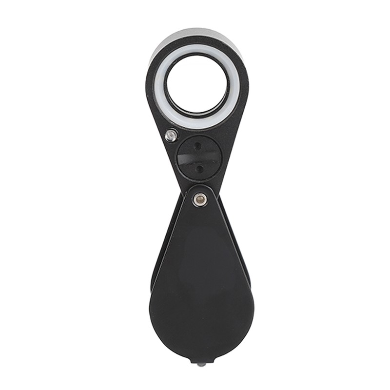 Jewelry Magnifier 40X 21mm Lens Foldable Magnifying Eye Loupe with