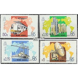 hong kong 487-490 (complete.issue.) unmounted mint/never hinged ** MNH 1986 world exhibition 86 Vancover (Stamps for collectors) Trains/railway/funicular
