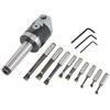 GXYWADY 2 Inch Boring Head and MT3 Bar Tool Set