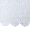 mookaitedecor 225x152cm White Large Floral Lace Tablecloth Rectangular for Party