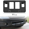 KEWISAUTO Front License Plate Frame for F150 06-08, Black Front