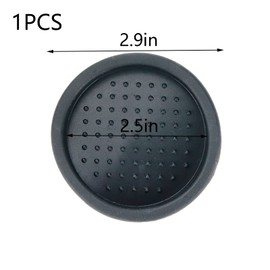 Tighall 6.3cm/2.5inch Espresso Silicone Gel Round Tamper Mat, Small Coffee Tamping Pad for Espresso Machine Replacement Accessories