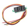 JacobsParts Ultra-small 0-100V DC 3-Wire Voltmeter 3-Digit LED Volt Meter